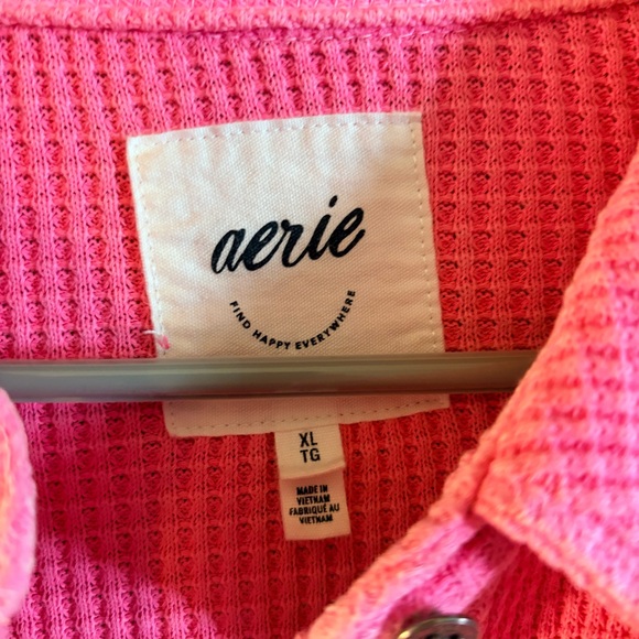 Aerie Lumberjane Waffle Knit Shirt - Picture 5 of 5